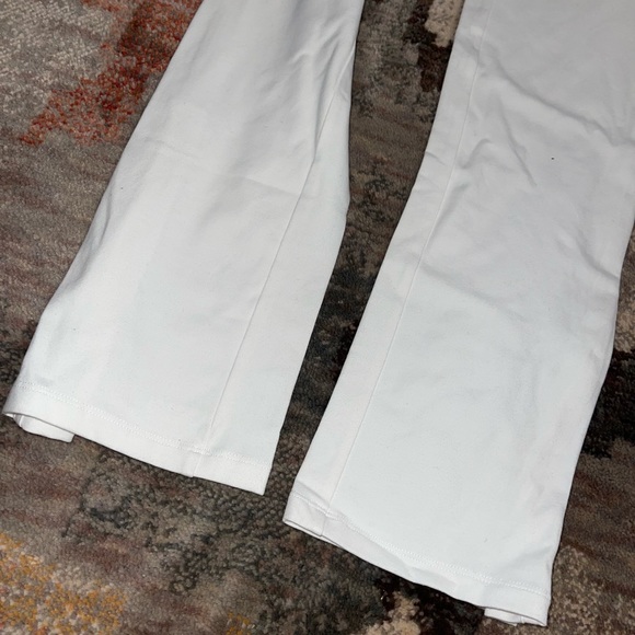 Women with Control Tall Convertible Pants Zipper White - Picture 7 of 10